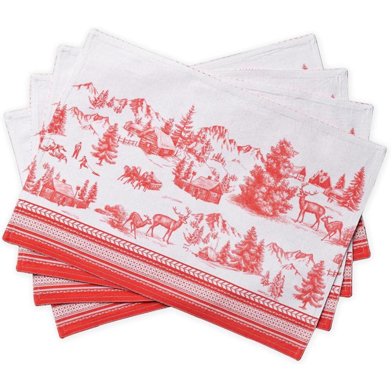 Maison d' Hermine Dish Cloth 100% Cotton Set of 3 Quick Drying Dish Towels  for Gifts, Dining, Kitchen, Parties & Tea, Versailles –  Thanksgiving/Christmas(20″x27.50″ Kitchen Towel (Set of 3) 32 – Christmas